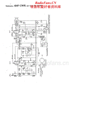 Telefunken-4347-GWK-Schematic电路原理图.pdf