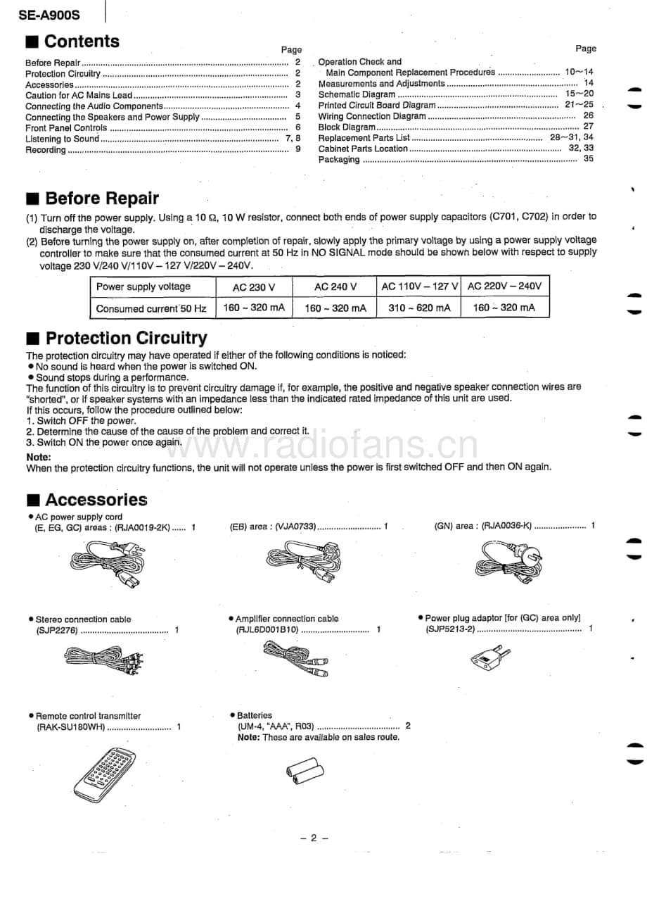 Technics-SEA-900-Service-Manual电路原理图.pdf_第2页