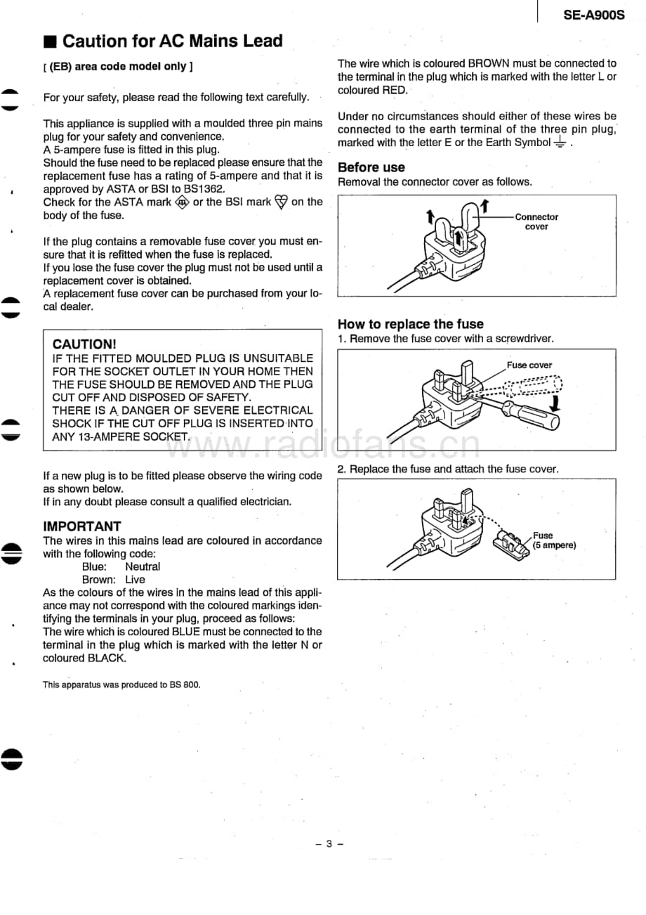 Technics-SEA-900-Service-Manual电路原理图.pdf_第3页