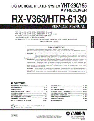 Yamaha-RXV-363-Service-Manual电路原理图.pdf