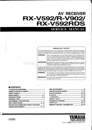 Yamaha-RV-902-Service-Manual电路原理图.pdf