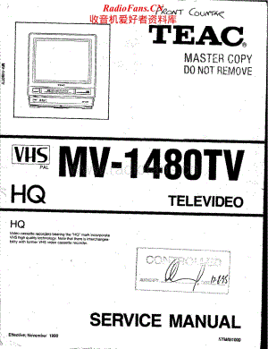 Teac-MV-1480-TV-Service-Manual电路原理图.pdf