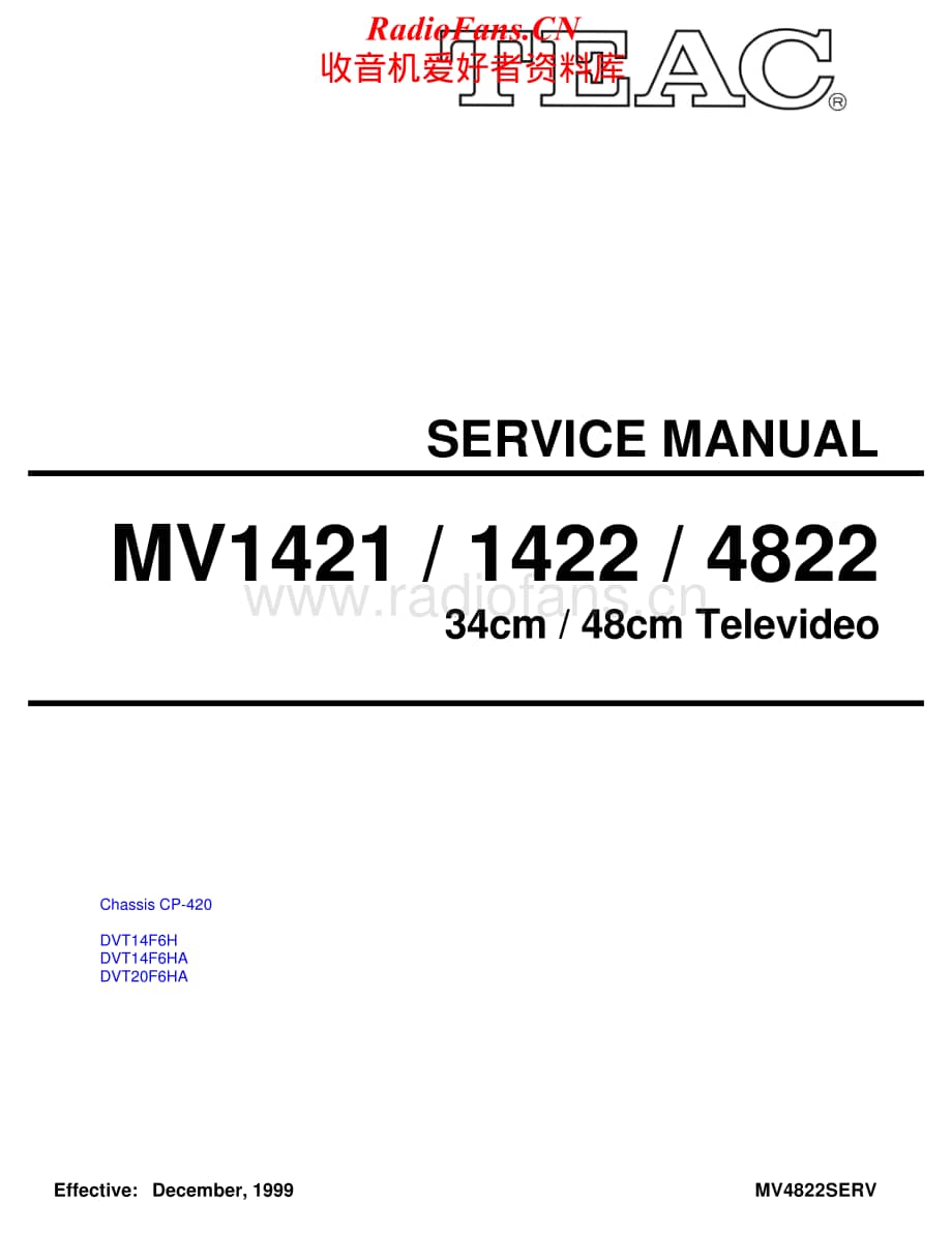 Teac-MV-1421-Service-Manual电路原理图.pdf_第1页