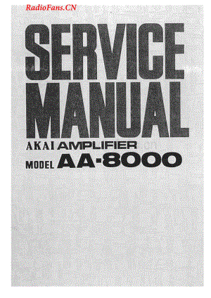 Akai-AA8000-int-sm维修电路图 手册.pdf