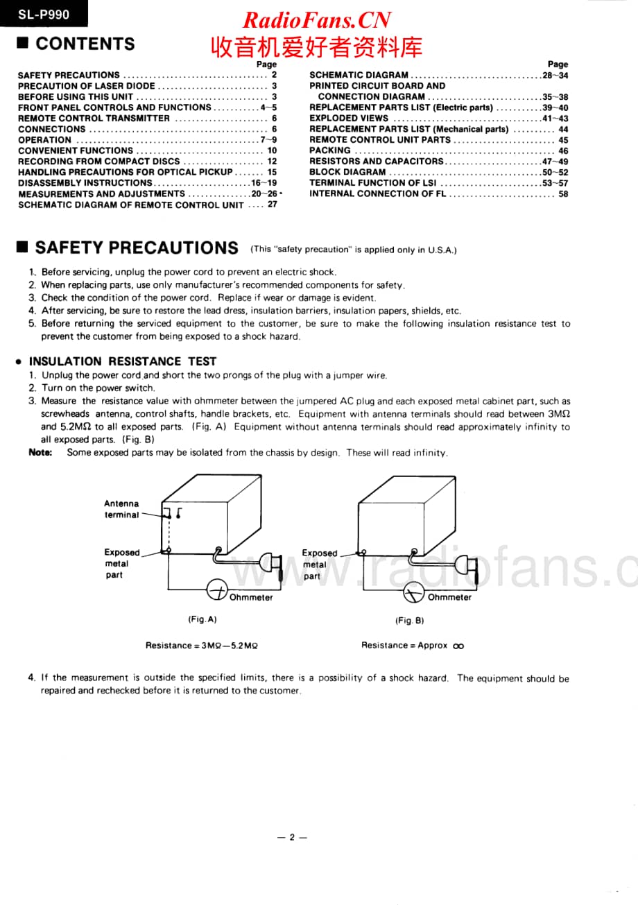Technics-SLP-990-Service-Manual电路原理图.pdf_第2页
