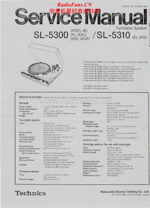 Technics-SL-5300-5310-Service-Manual (1)电路原理图.pdf