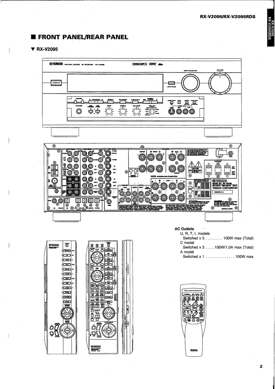 Yamaha-RXV-2095-RDS-Service-Manual电路原理图.pdf_第3页