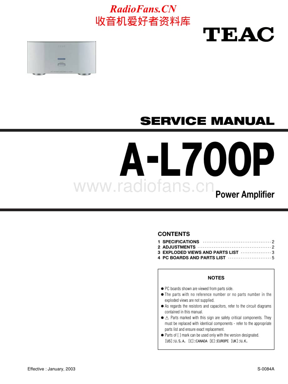 Teac-A-L700-P-Service-Manual电路原理图.pdf_第1页
