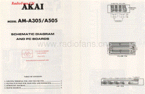 Akai-AMA305-int-sm维修电路图 手册.pdf