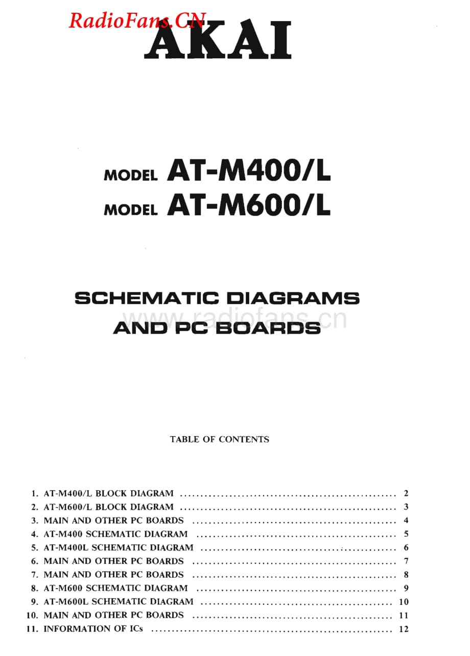 Akai-ATM600L-tun-sch维修电路图 手册.pdf_第1页