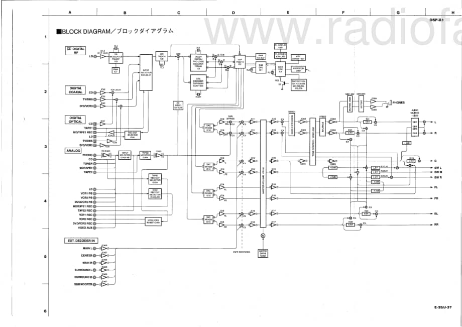 Yamaha-DSPA-1-Schematic电路原理图.pdf_第3页