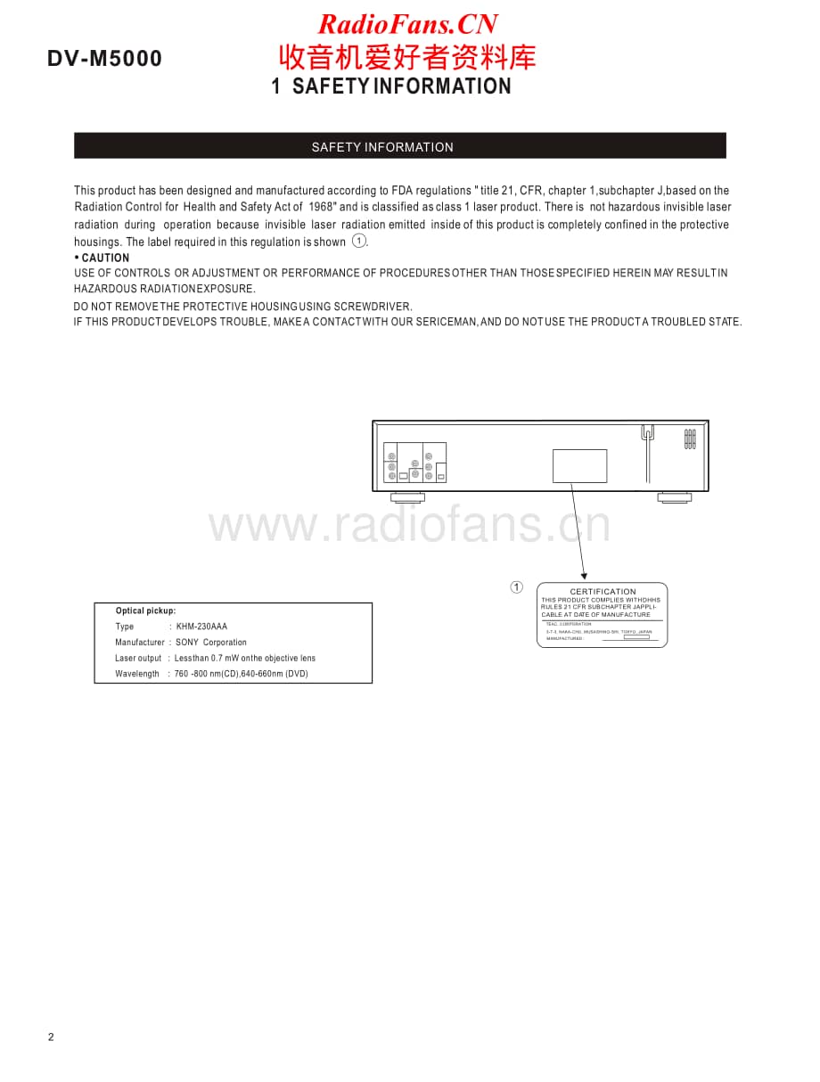 Teac-DV-M5000-Service-Manual电路原理图.pdf_第2页