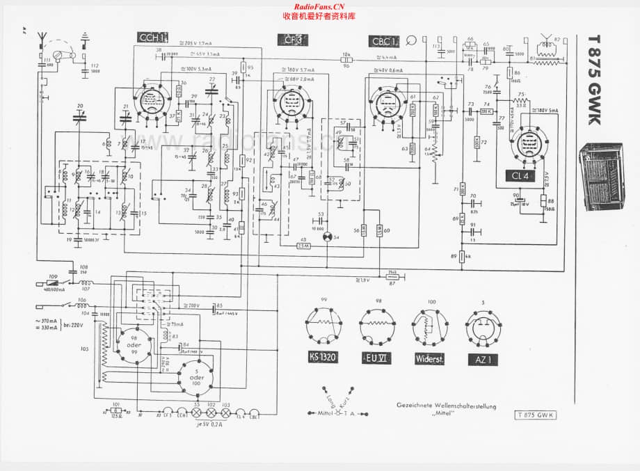 Telefunken-T875-GWK-Schematic电路原理图.pdf_第1页