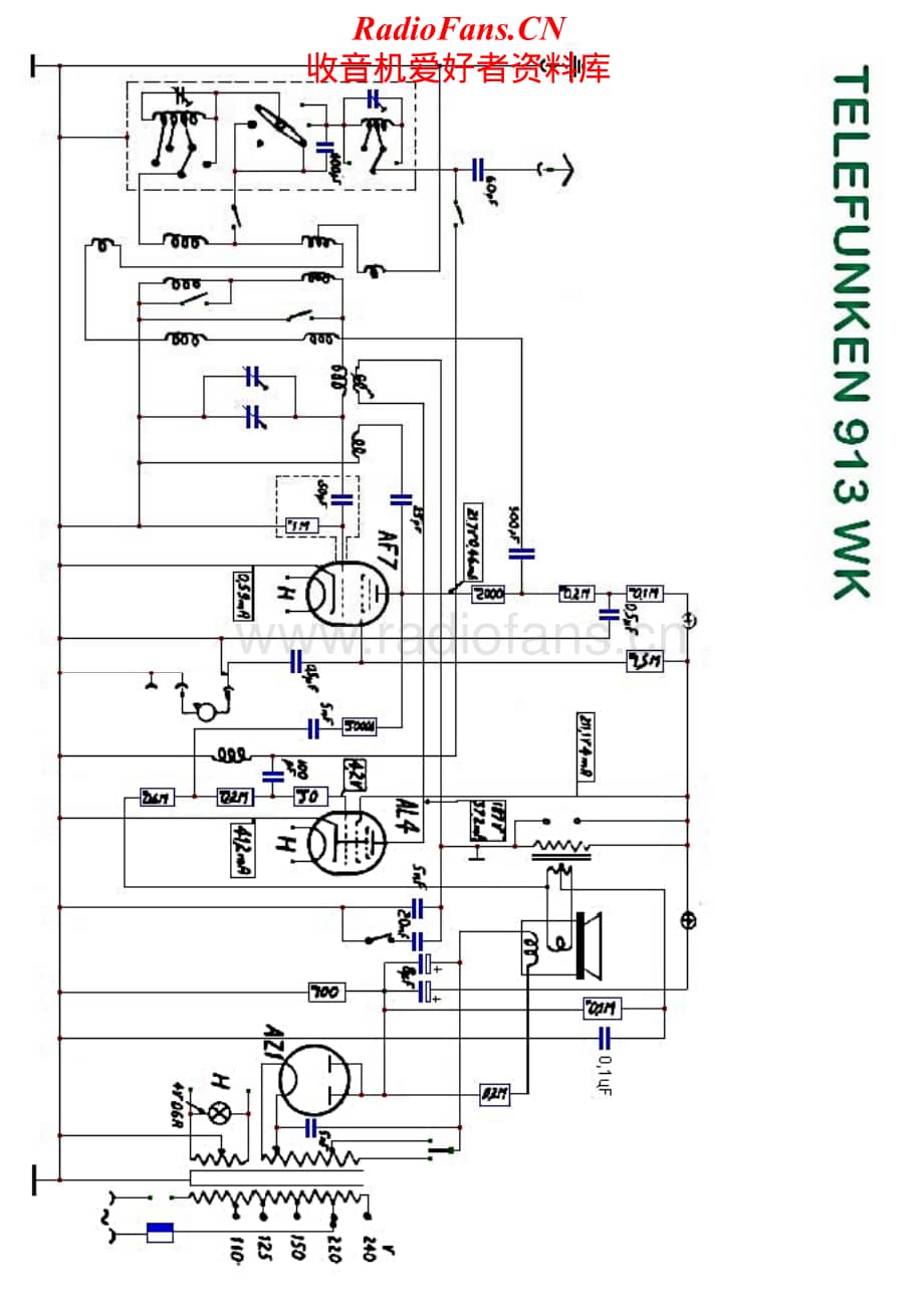 Telefunken-913-WK-Schematic (1)电路原理图.pdf_第1页