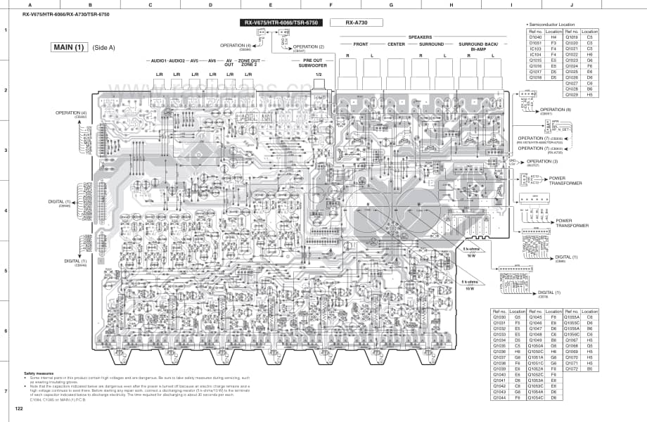 Yamaha-RXA-730-Service-Manual-Part-3电路原理图.pdf_第2页