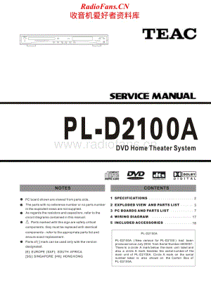 Teac-PL-D2100A-Service-Manual电路原理图.pdf