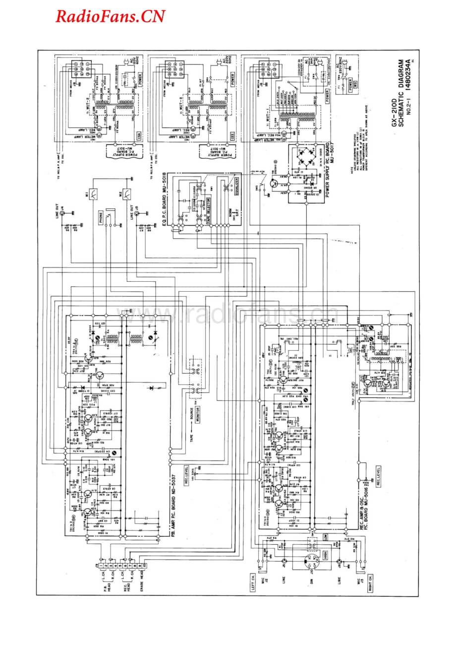 Akai-GXC210D-tape-sm维修电路图 手册.pdf_第1页