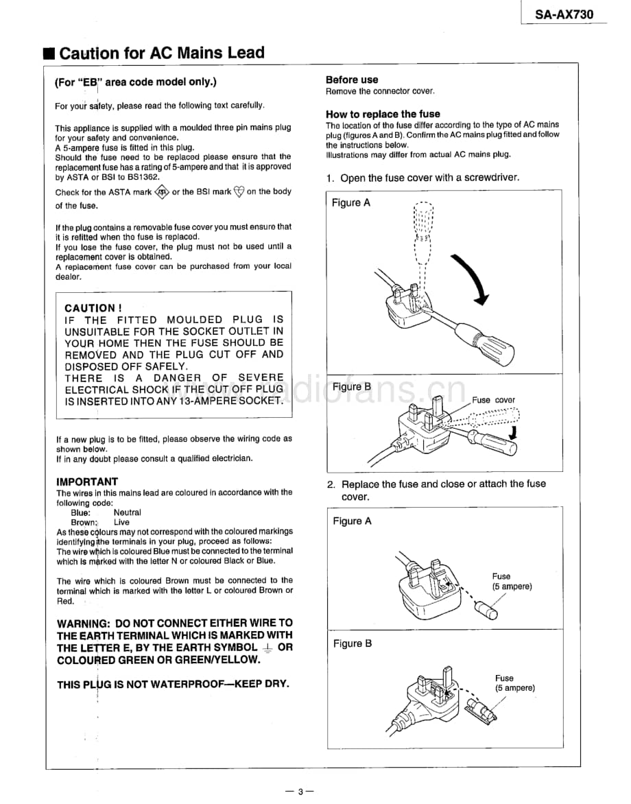 Technics-SAAX-730-Service-Manual电路原理图.pdf_第3页