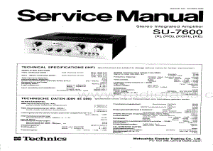 Technics-SU-7600-Service-Manual电路原理图.pdf