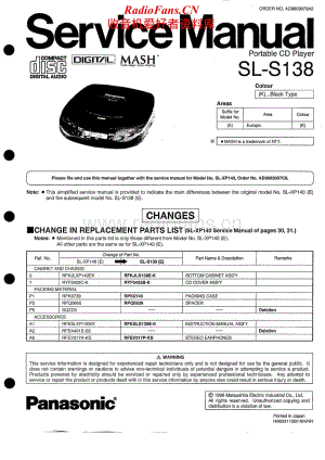 Technics-SLS-138-Service-Manual电路原理图.pdf