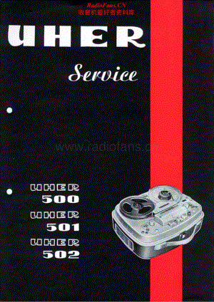 Uher-500-Service-Manual电路原理图.pdf
