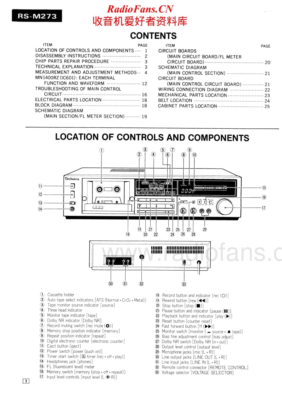 Technics-RSM-273-Service-Manual电路原理图.pdf_第2页