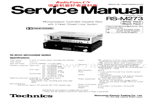 Technics-RSM-273-Service-Manual电路原理图.pdf