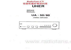 Uher-UA-50-Service-Manual电路原理图.pdf