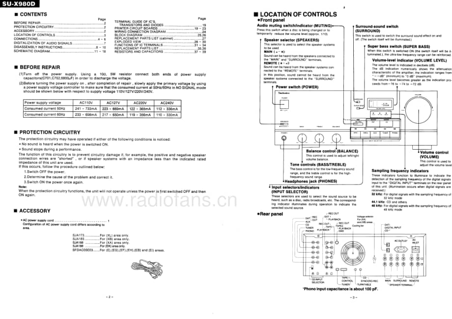 Technics-SUX-980-D-Service-Manual电路原理图.pdf_第2页