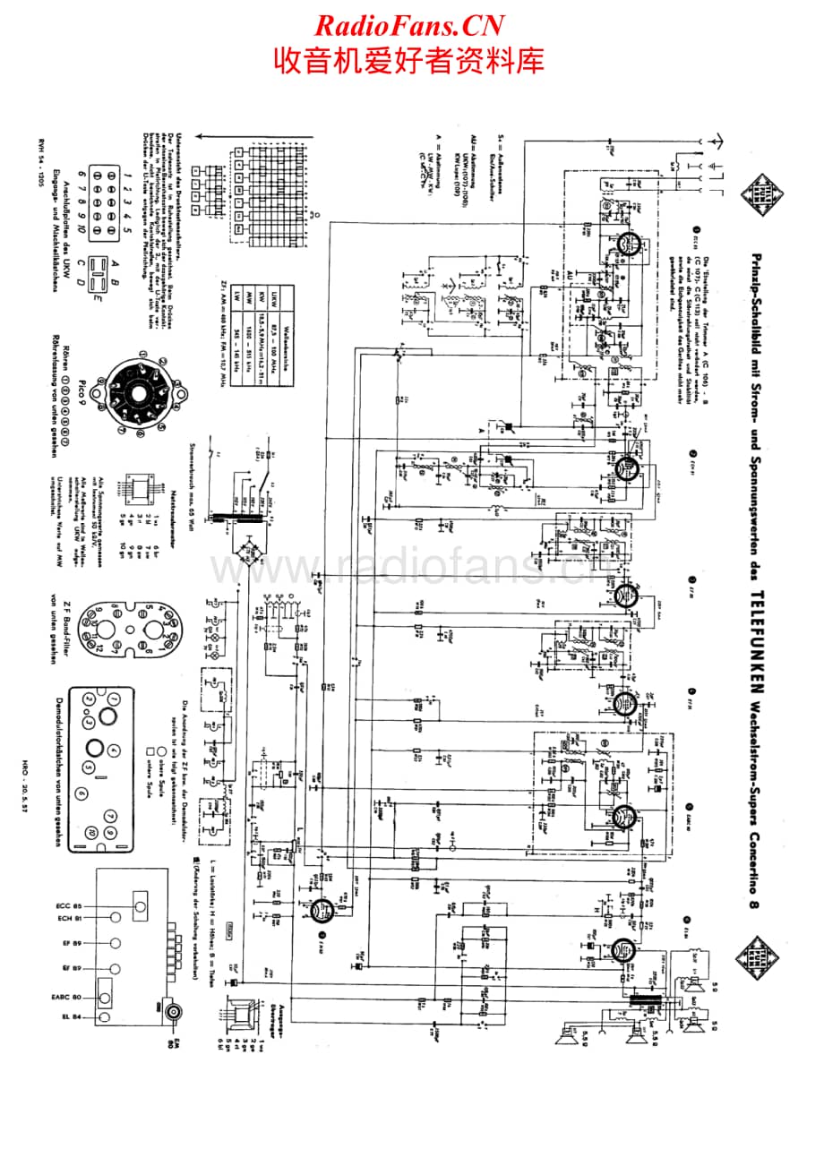 Telefunken-Concertino-8-Schematic电路原理图.pdf_第1页