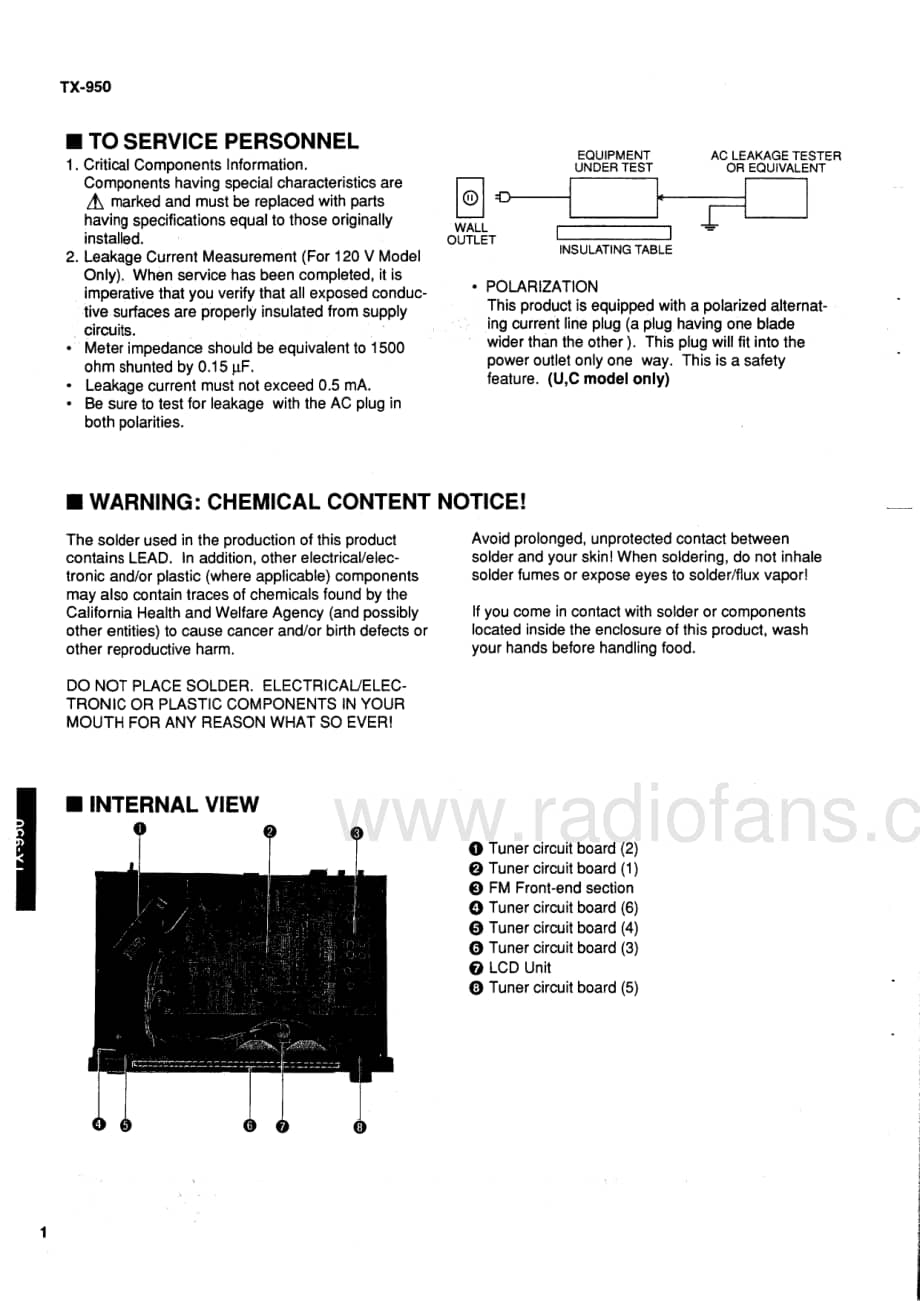 Yamaha-TX-950-Service-Manual电路原理图.pdf_第2页