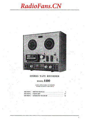 Akai-4400D-tape-sm维修电路图 手册.pdf
