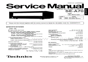 Technics-SEA-70-Service-Manual电路原理图.pdf