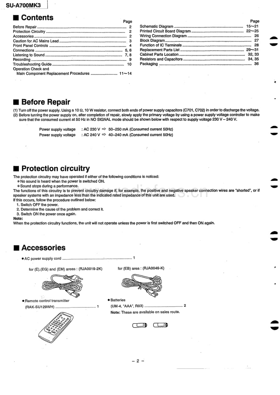Technics-SUA-700-Mk3-Service-Manual电路原理图.pdf_第2页