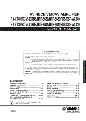 Yamaha-RXV-540-RDS-Service-Manual电路原理图.pdf