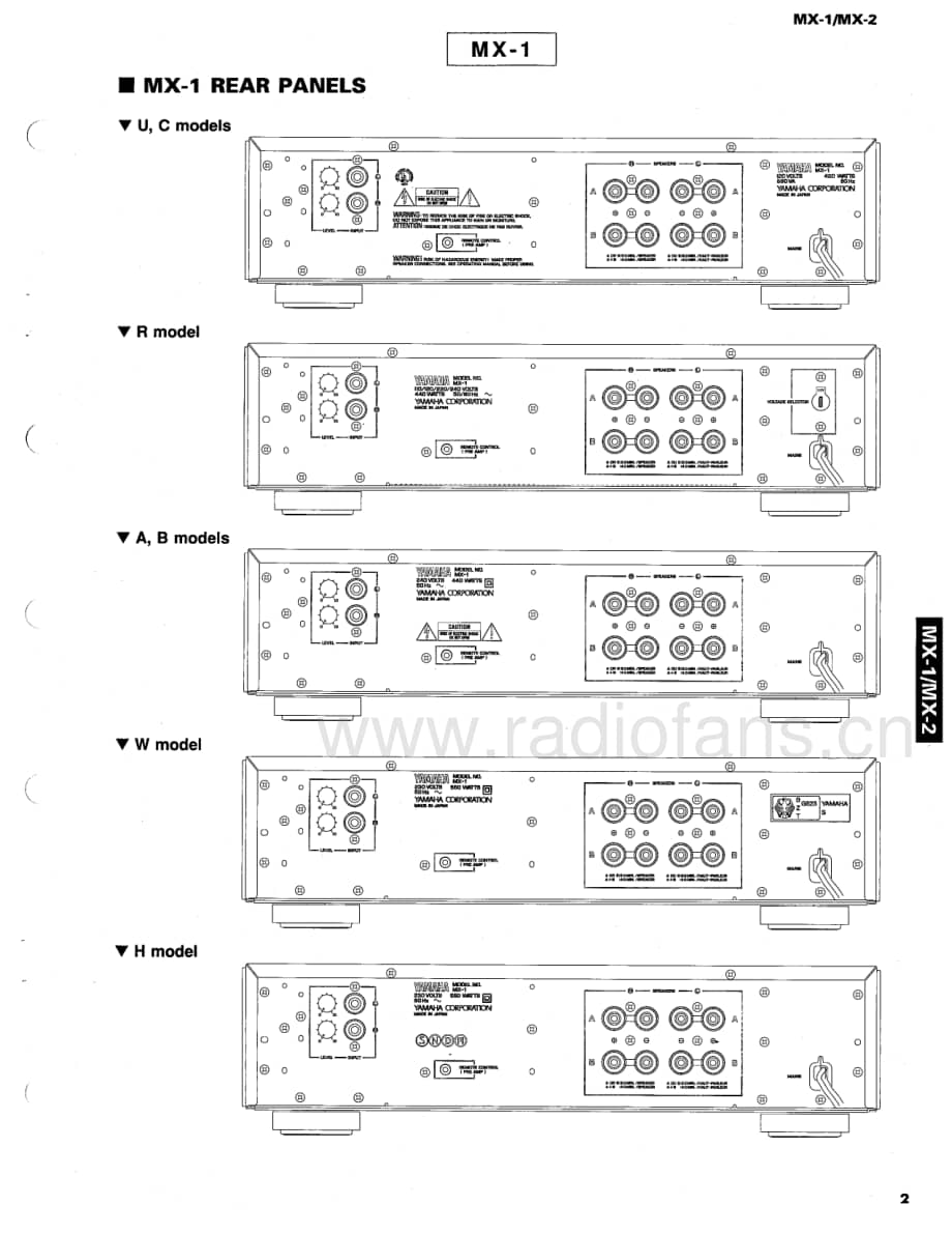 Yamaha-MX-1-Service-Manual电路原理图.pdf_第3页