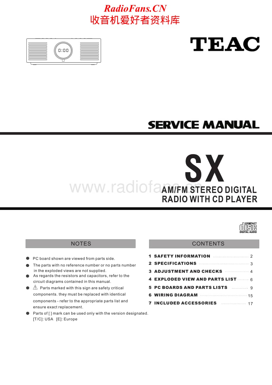 Teac-SX-Service-Manual电路原理图.pdf_第1页