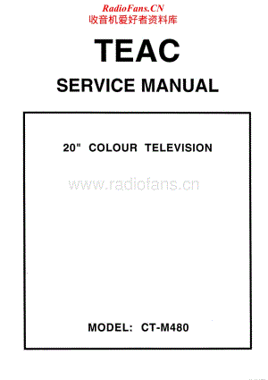 Teac-CT-M480-Service-Manual电路原理图.pdf