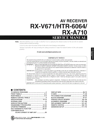 Yamaha-RXV-671-Service-Manual电路原理图.pdf