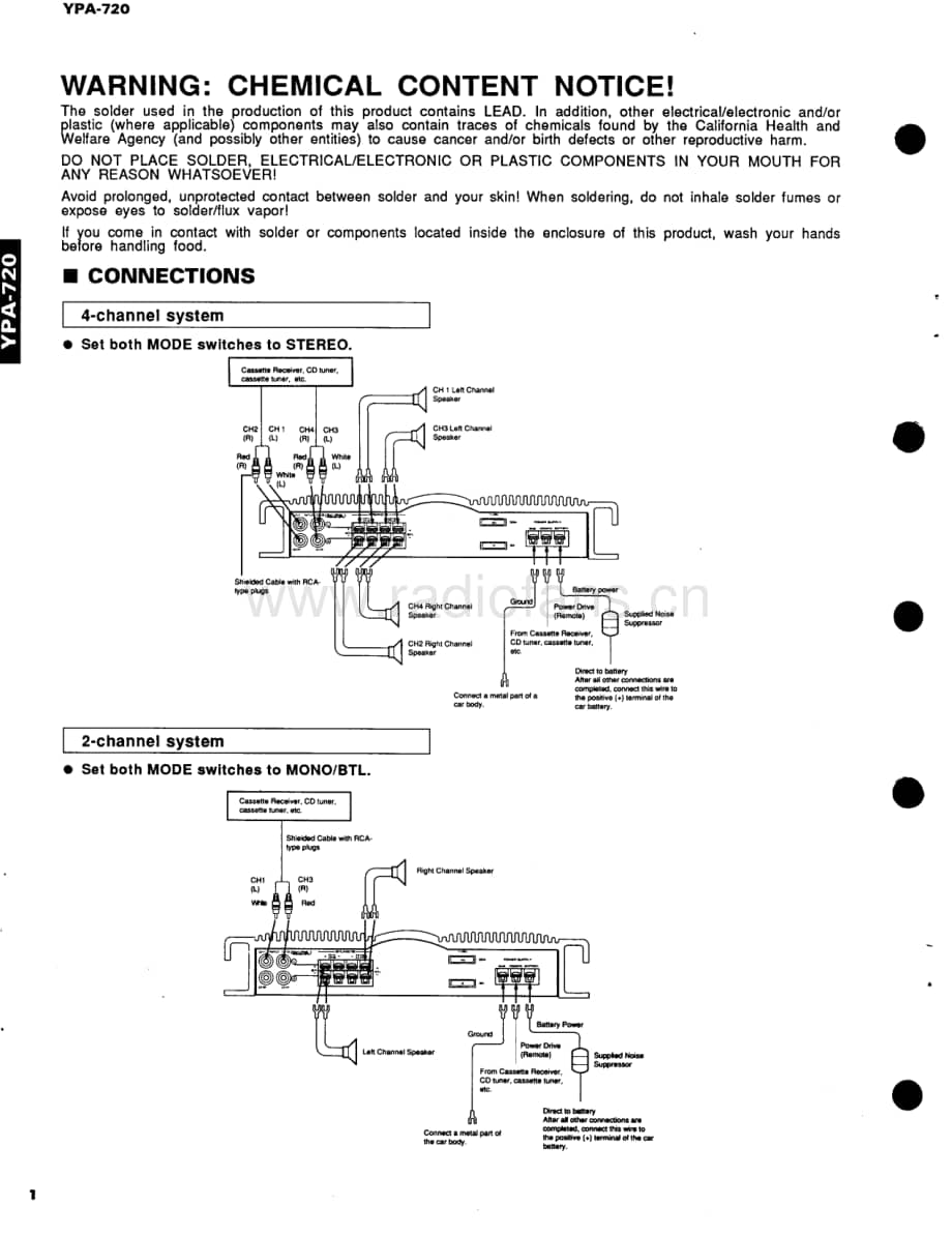 Yamaha-YPA-720-Service-Manual电路原理图.pdf_第2页