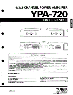 Yamaha-YPA-720-Service-Manual电路原理图.pdf