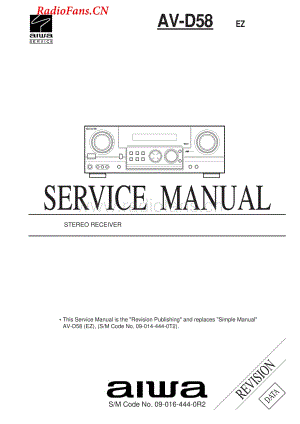 Aiwa-AVD58-avr-sm维修电路图 手册.pdf