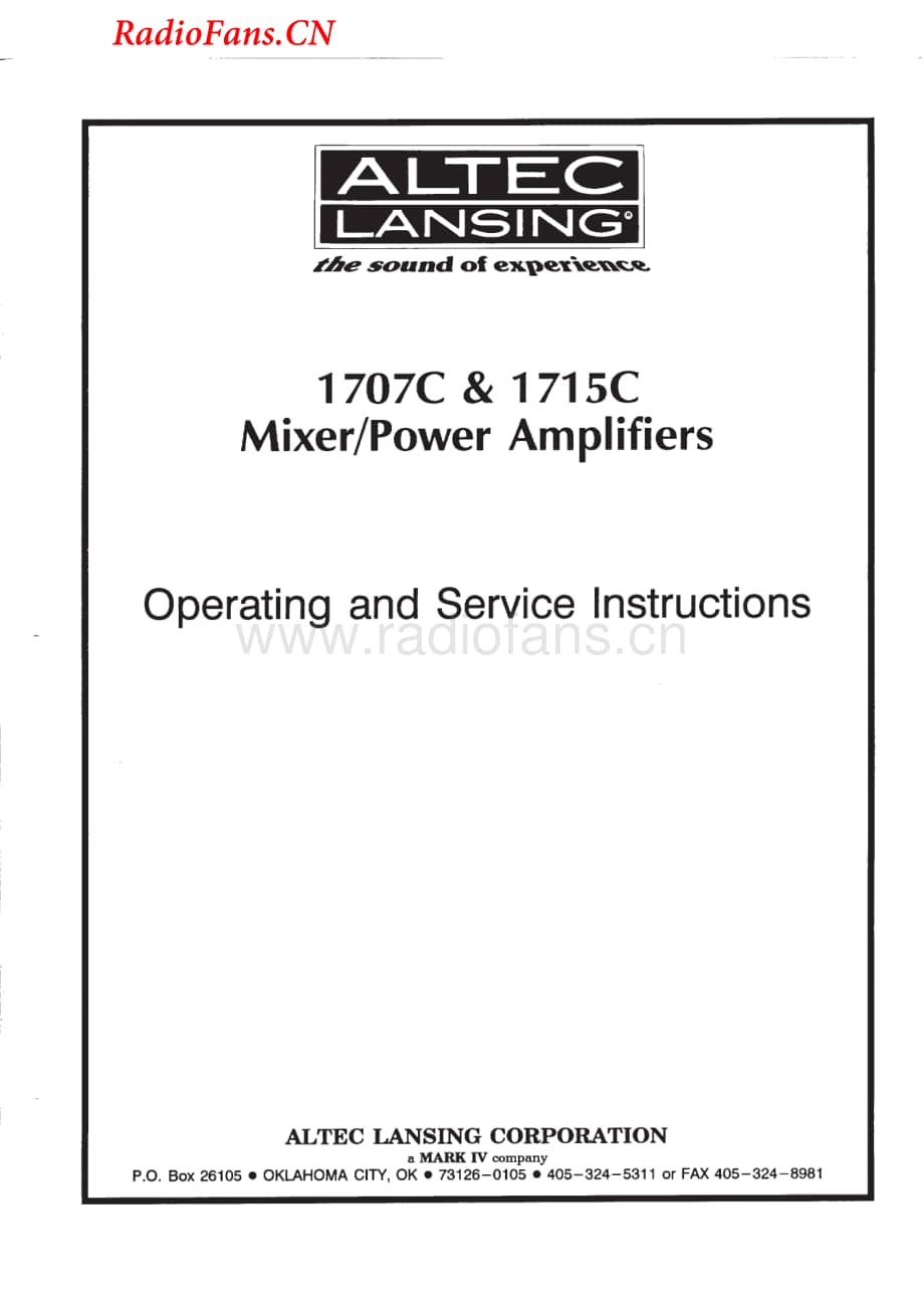 AltecLansing-1715C-pwr-sm维修电路图 手册.pdf_第1页