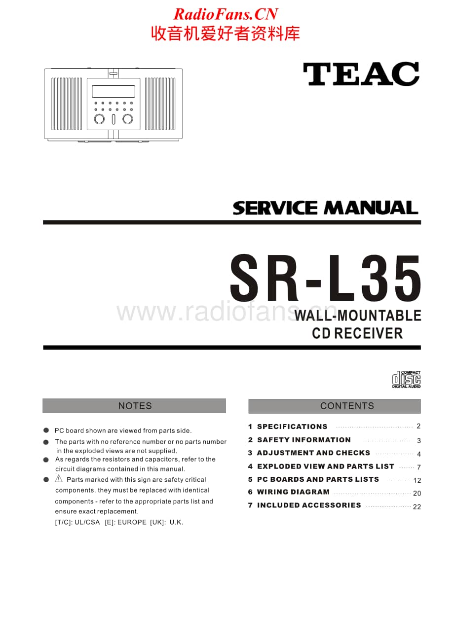 Teac-SR-L35-Service-Manual电路原理图.pdf_第1页