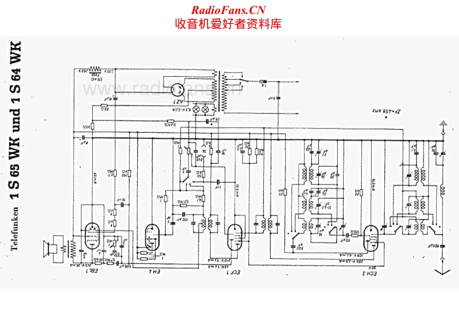Telefunken-1S-64-WK-Schematic电路原理图.pdf_第1页