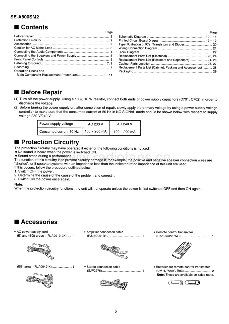 Technics-SEA-800-SM-2-Service-Manual电路原理图.pdf_第2页