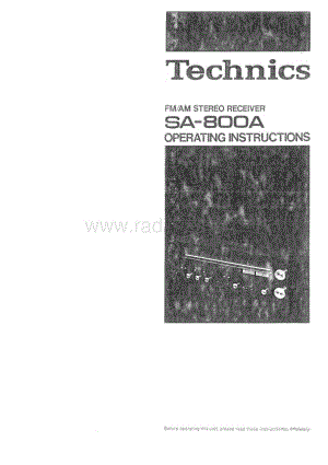 Technics-SA-800-A-Schematics电路原理图.pdf