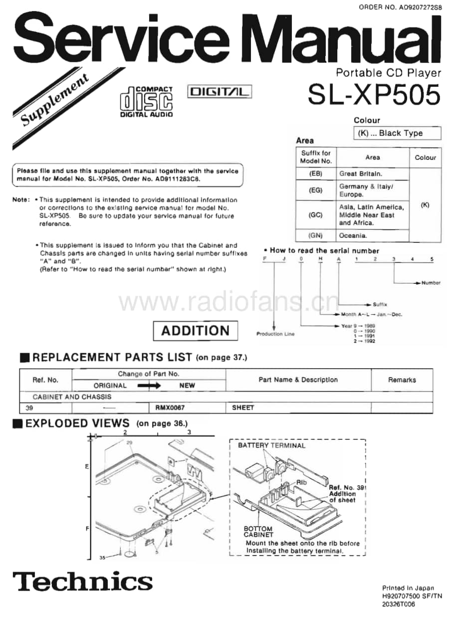 Technics-SLXP-505-Service-Manual电路原理图.pdf_第3页