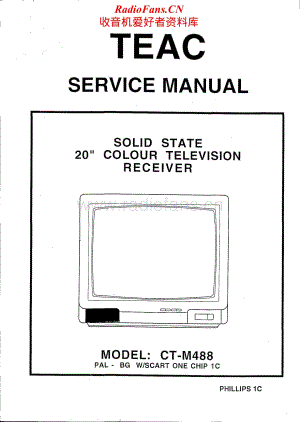 Teac-CT-M488-Service-Manual电路原理图.pdf