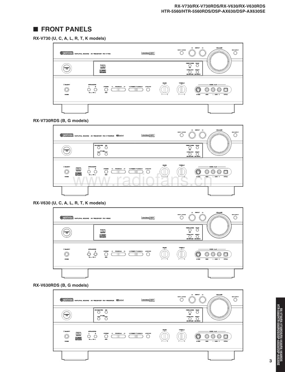 Yamaha-RXV-630-Service-Manual电路原理图.pdf_第3页